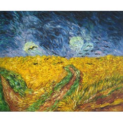 Campo de trigo con cuervos de Van Gogh