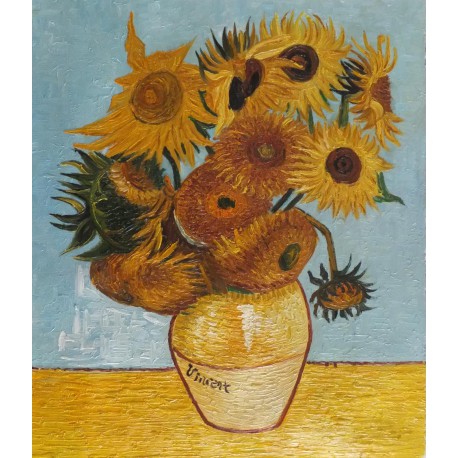 Jarrón con doce girasoles de Van Gogh
