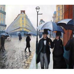 Calle de París, día lluvioso de Caillebotte