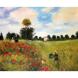 Amapolas en Argenteuil de Monet