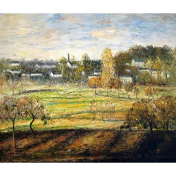 Anochecer en febrero de Pissarro