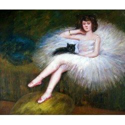 Bailarina descansando de Pierre Carrier-Belleuse