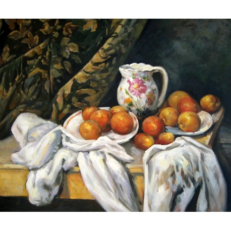 Bodegón con pañería de Cézanne