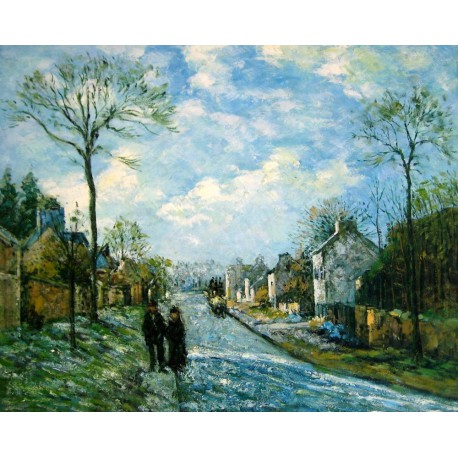 El camino de Louveciennes de Pissarro