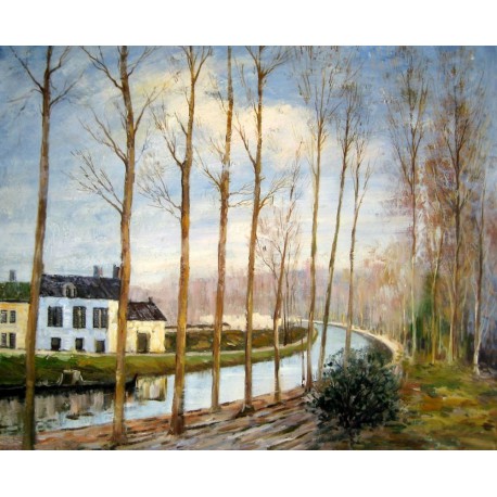 El canal de Loing en Moret de Sisley