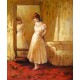 El espejo de vestir de Morisot