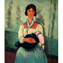 Gitana con niño de Modigliani