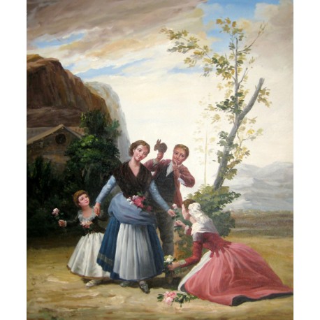 La primavera o Las floreras de Goya