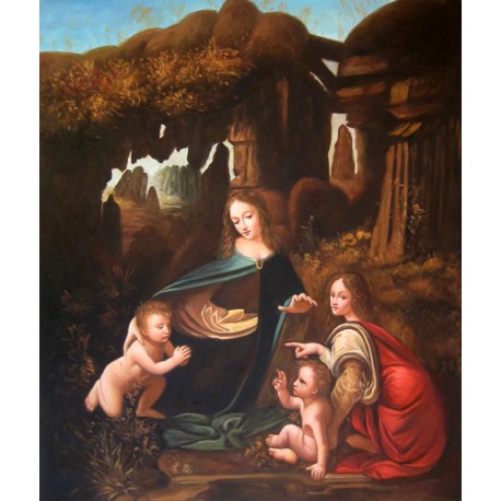 La Virgen de Las Rocas de Leonardo da Vinci