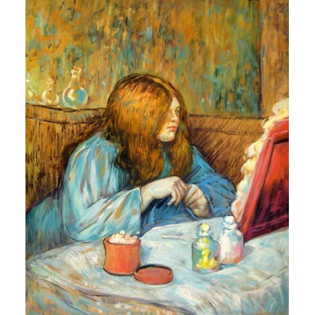 Madame Poupoule en su tocador de Lautrec