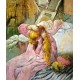 Mujer peinándose de Lautrec