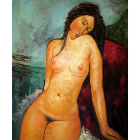 Sentada desnuda de Modigliani