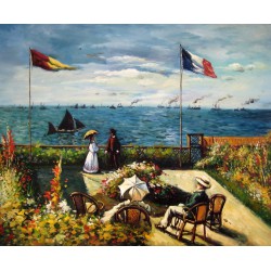 Terraza en Saint Adresse de Monet