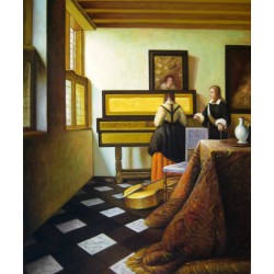 La lección de música de Vermeer
